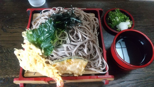 「天ざる大盛1000円」@更科の写真
