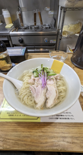 「塩生姜ラーメン 900円」@塩生姜らー麺専門店 MANNISH 亀戸店の写真