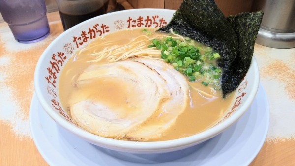 「ラーメン(かため)」@九州大分らぁめん たまがった 西口店の写真