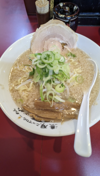 「ラーメン 750円」@濃厚こってりら～めん つばめの写真