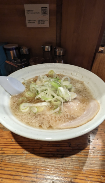 「朝ラーメン　500円」@こってりらーめん せきやけの写真