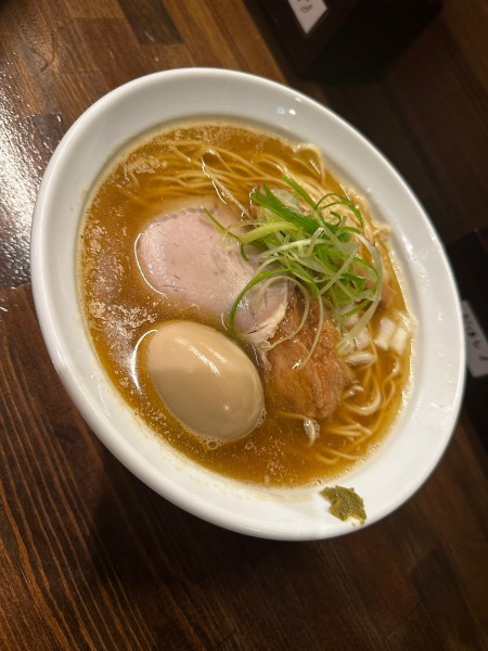 「白しょうゆ」@麺や一芯の写真