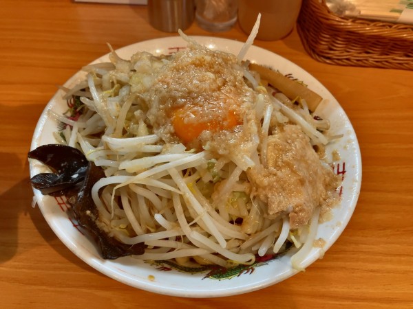「油めん」@らーめん ぽっぽっ屋 水道橋店の写真