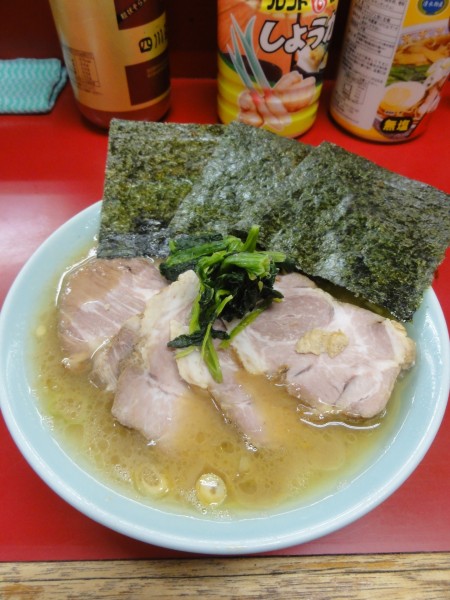 「チャーシュー麺1100円麺硬め」@横浜家系ラーメン 末広家の写真