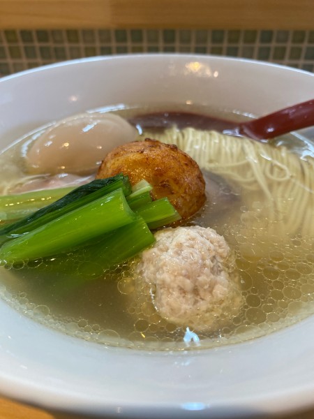 「味玉塩中華そば」@猫と月の写真