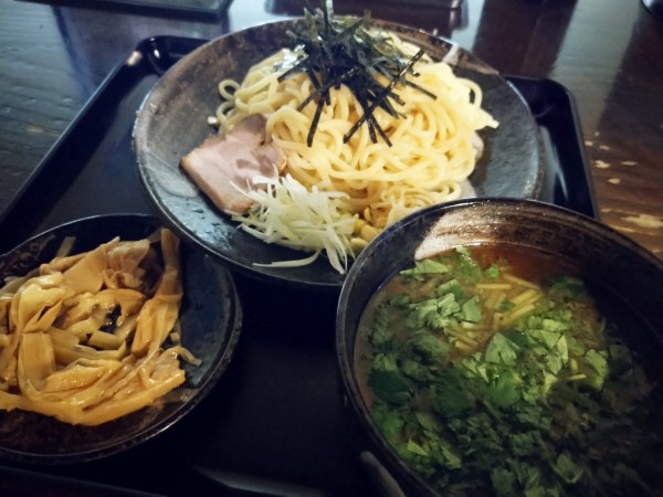 「つけめん(中)＋メンマ」@もちもちの木 福島店の写真