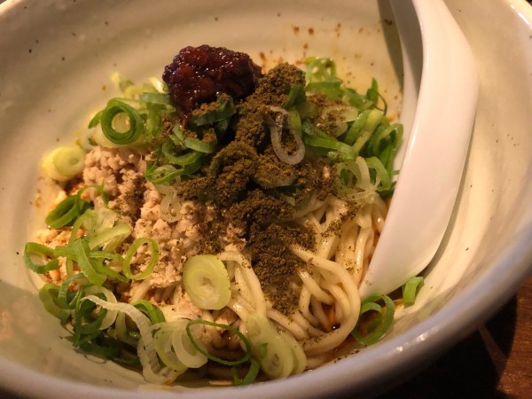 「汁なし担々麺」@赤麺 梵天丸 五日市本店の写真