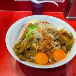 冷やしまぜそば　ザーサイダブル　マヨダブル