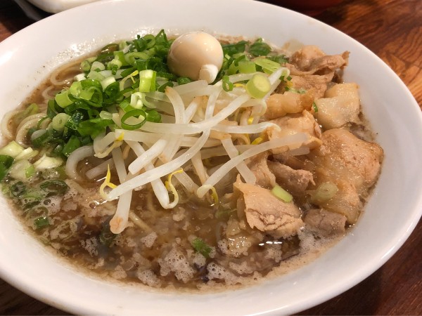 「さんま醤油らーめん」@らーめん ふじもとの写真