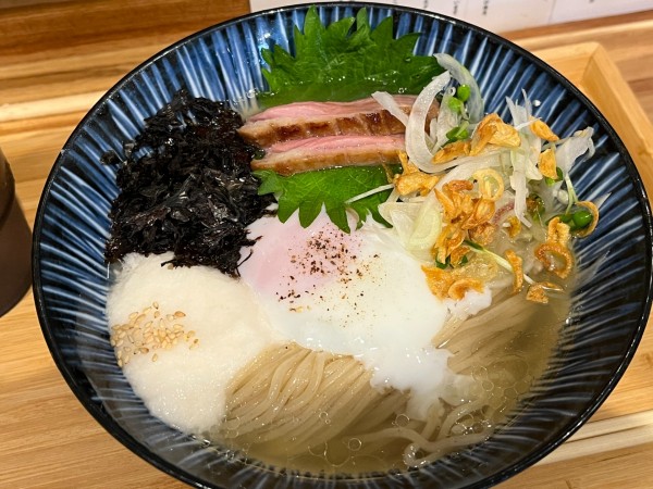 「【限定】煮干し昆布水冷麺（塩）」@ハちゃんラーメンの写真