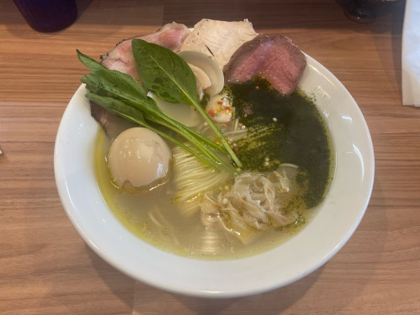 「特製しそ塩そば　1,350円」@拉麺 はま家の写真