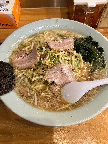 「ラーメン　ネギ　中盛り」@ラーメン関口の写真