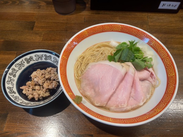 「魚貝だしまぜそば（1000円）」@麺や一芯の写真