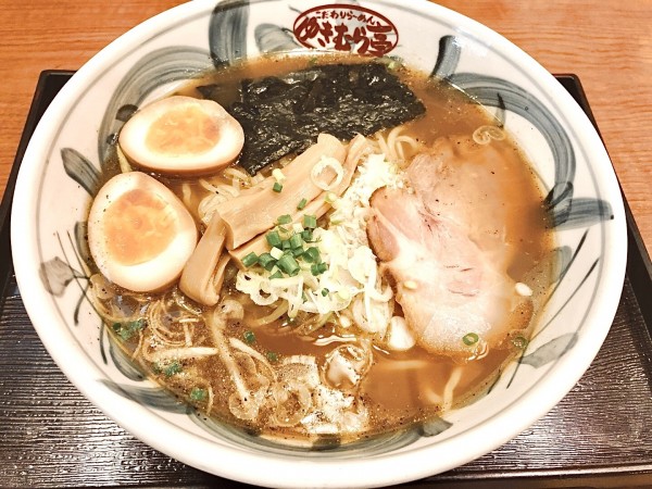 「醤油ラーメン（715円）、煮卵（CP）」@こだわりらーめん ゆきむら亭 つくば西店の写真