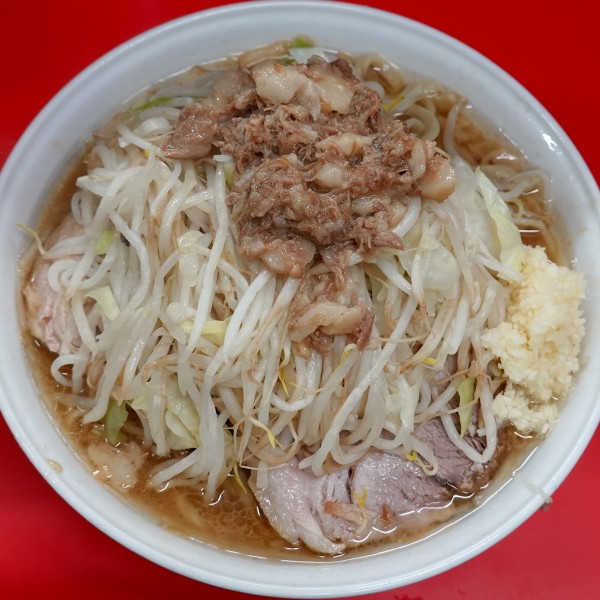 「大ラーメン 1,000円（ニンニク・アブラ）」@ラーメン二郎 松戸駅前店の写真