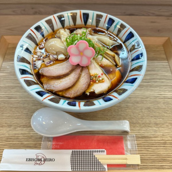 「特製わんたん冷やしえびそば」@えびそば 緋彩の写真