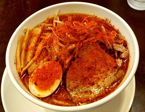 「特製地獄味噌らーめん」@北海道らーめん さつほろ 松戸本店の写真