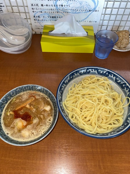 「つけめん2玉味付玉子¥1,280円」@中華そば 中村屋の写真