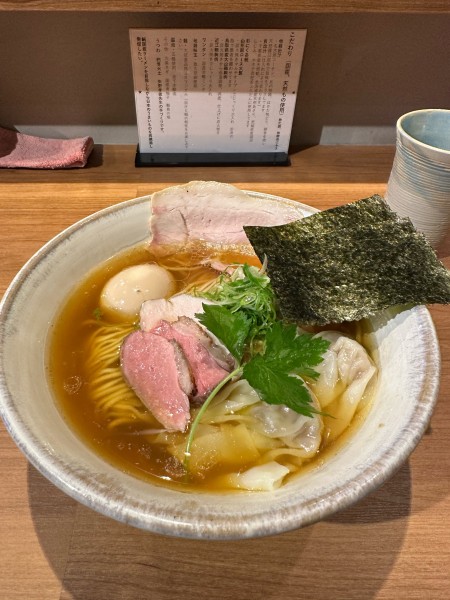 「特上醤油らぁめん　1400円」@Japanese Ramen 五感の写真