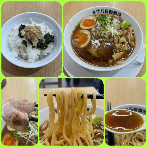 「味玉サバ醤油ラーメン ¥890」@サバ6製麺所 藤沢柄沢店の写真