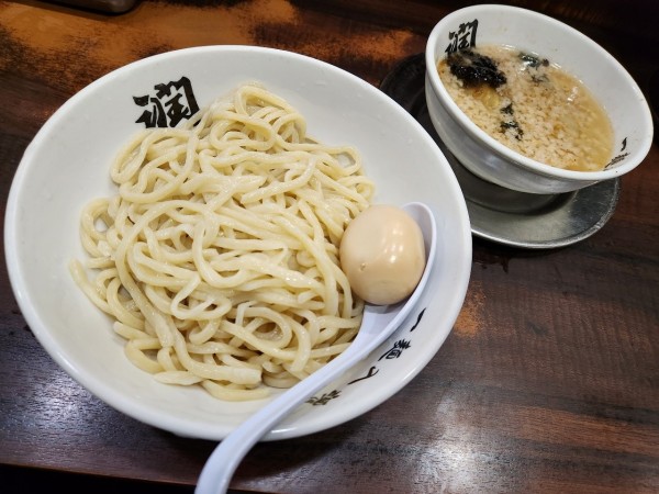 「つけ麺　中油　煮味玉」@らーめん潤 蒲田店の写真
