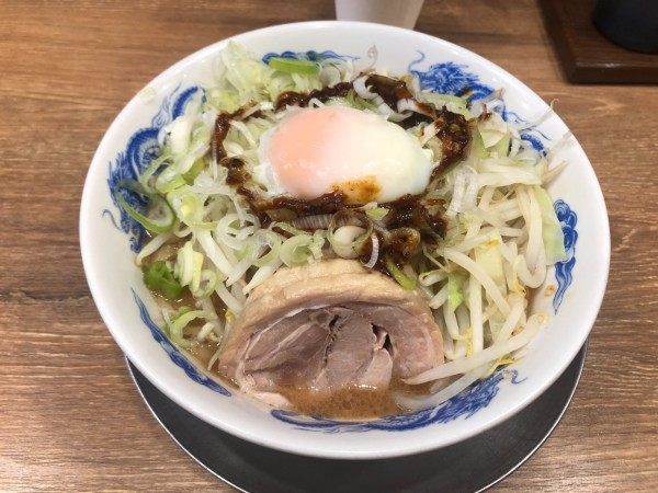 「ネギ玉ラーメン」@ジャンクガレッジ 大宮駅前店の写真