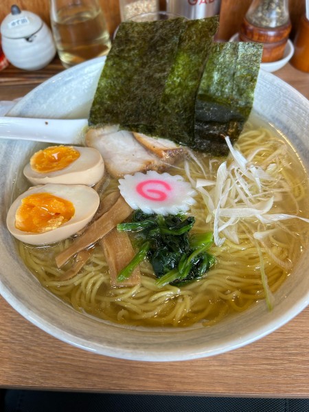 「徳・塩そば890円」@泉岳寺 らーめん徳の写真