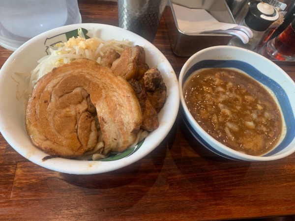 「野菜つけ麺」@雷 北松戸本店の写真
