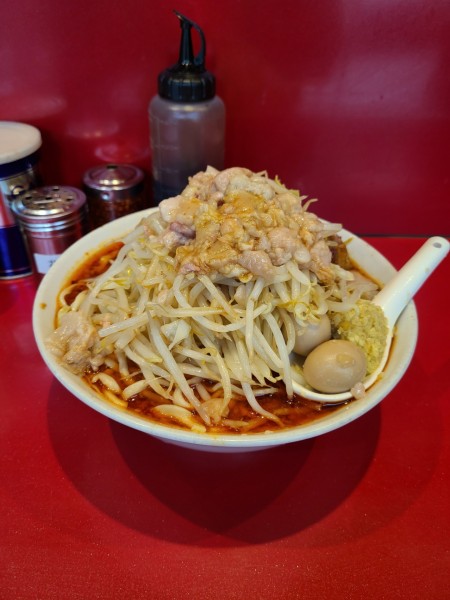 「ラーメン小＋ショウガ半分＋SK半分」@ラーメン二郎 西台駅前店の写真