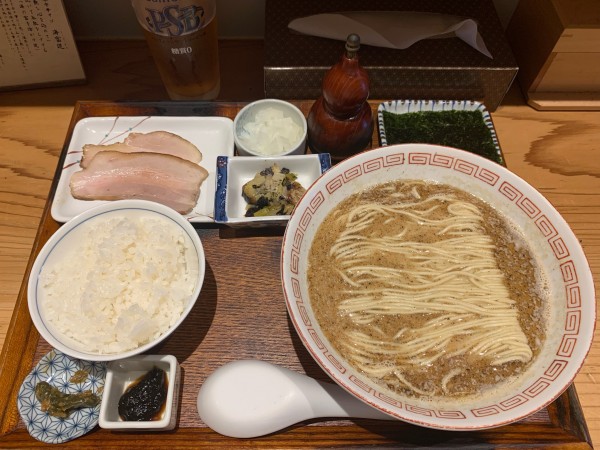 「鯖定食」@炭火焼濃厚中華そば 海富道の写真