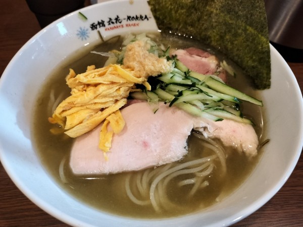 「鯵と昆布出汁冷ラーメン　1000円」@六花 -Rokka-の写真