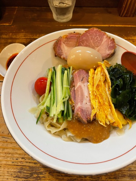 「味噌冷やし中華 特製」@東京味噌らーめん 鶉の写真