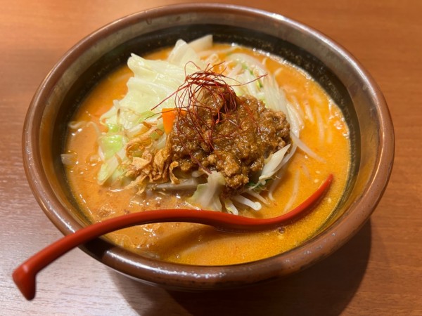 「辛味噌野菜らーめん」@麺場 田所商店 浜松町クレアタワー店の写真