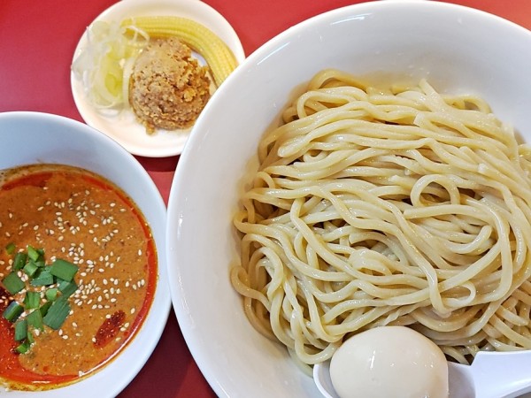 「極上冷やし担々つけ麺（中盛）＋味玉」@らーめん・つけめん こてんぱんの写真