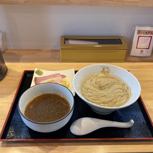 「焼き煮干の冷やしつけ麺~がごめ昆布水~」@二代目ガチ麺道場の写真
