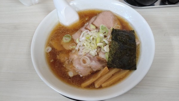 「昔ながらスープ　チャーシューメン」@寺カフェ 中華そば水加美の写真