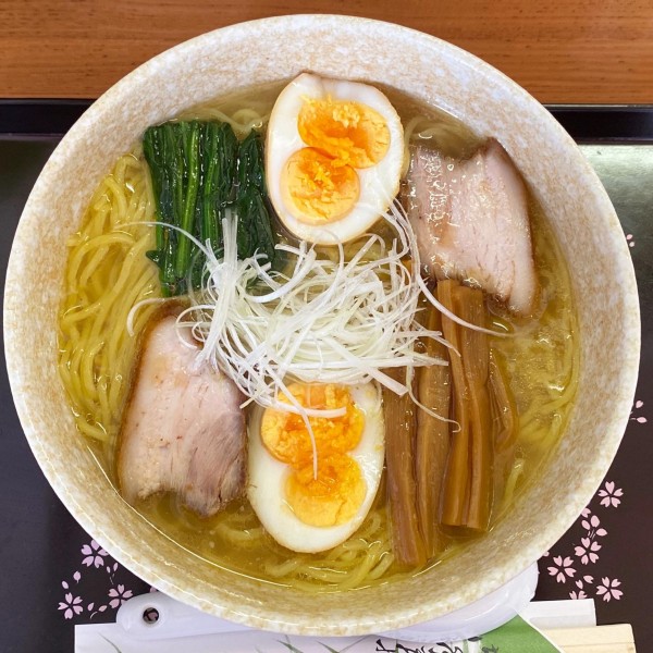 「味玉らーめん(塩)¥700」@和風ラーメン 味のほうさくの写真