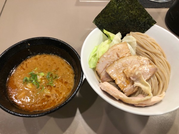 「海老つけめん肉増」@つけ麺 五ノ神製作所の写真