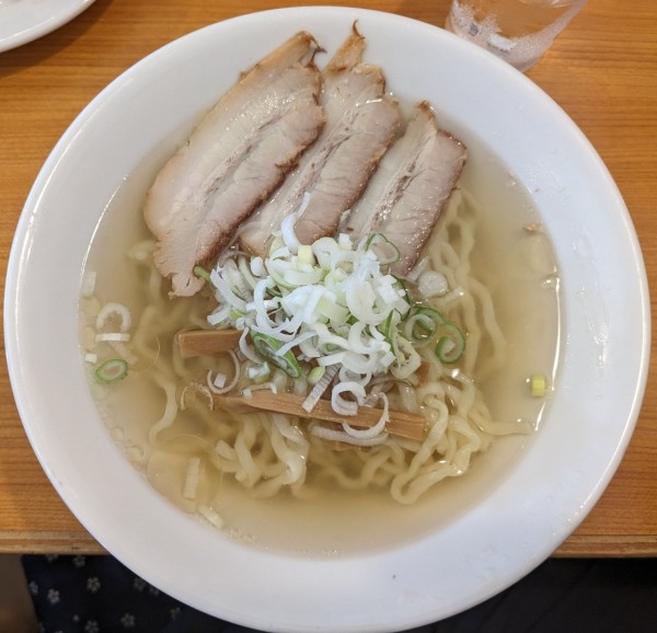 「会津山塩ラーメン」@うえんで食堂の写真