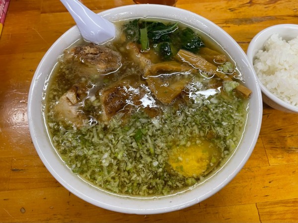 「チャーシューメン+ライス(小)」@珉珉の写真