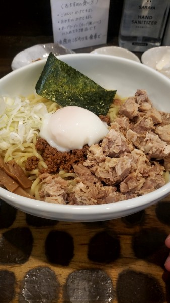 「油そば 肉温玉乗せ」@油そば 油虎の写真