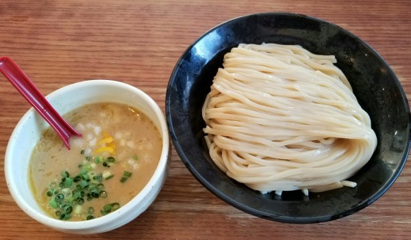 「鶏白湯つけ麺塩大盛り(330g)」@麺堂 稲葉の写真
