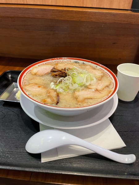 「肉そばこってり硬め」@中華そば専門 田中そば店 ダイバーシティ東京プラザ店の写真