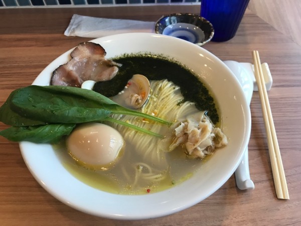 「しそ塩そば　味玉」@拉麺 はま家の写真