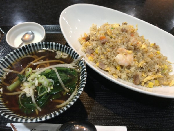 「叉焼チャーハンとミニラーメンセット」@福星酒家の写真