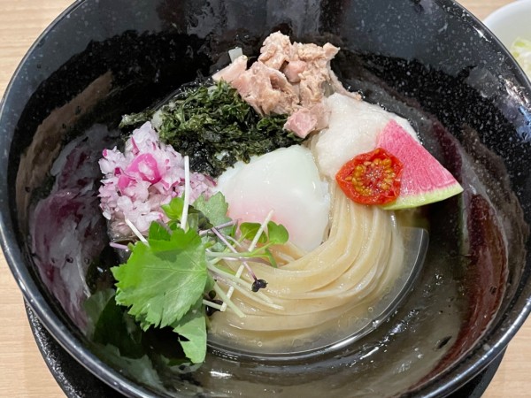 「冷香麺　追いめし付　￥１２５０」@中華そば 麦の星の写真