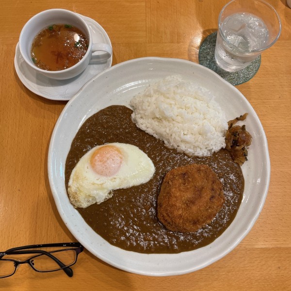 「メンチカツ・カレー（中辛）」@神田ルー・ド・メール Loup de merの写真