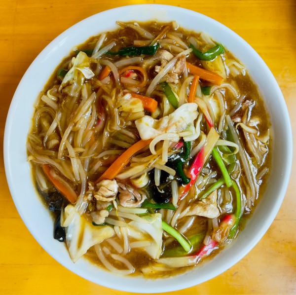 「野菜あんかけラーメン(醤油)」@ワンポイントの写真