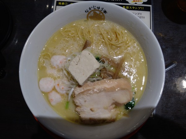 「かに味噌バター鶏白湯らぁめん＋大盛り」@らーめんや なかじゅう亭 高崎オーパ店の写真