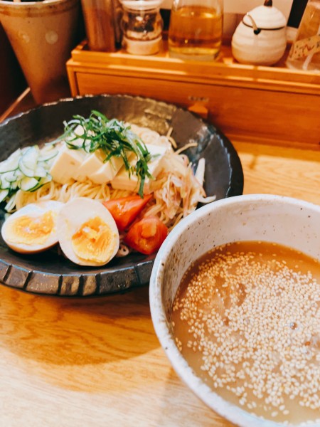 「ひや汁つけ麺」@麺処 あずきの写真